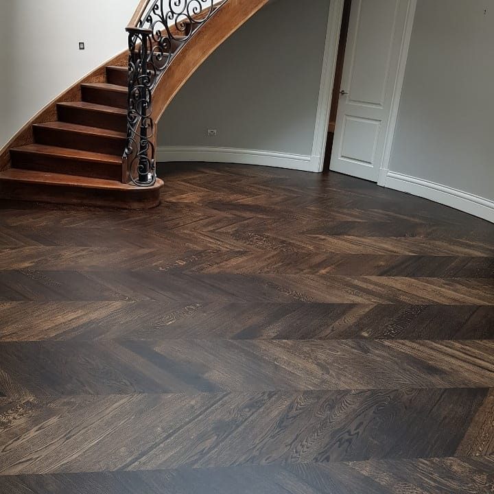 Melbourne Floor Sanding Black stain on European Oak